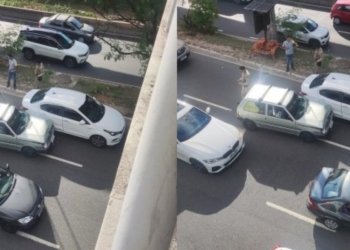 Confusão entre motoristas deixa trânsito congestionado na região da Rodoviária
