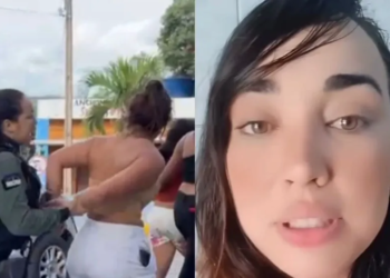 Policial que deu tapa em mãe que espancou a filha se pronuncia