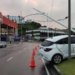 Mulher perde controle de carro na Av. Vasco da Gama na madrugada de hoje (26)