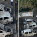 Carros pegam fogo no Rio Vermelho