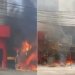 Incêndio atinge e destrói estabelecimento no Caminho de Areia