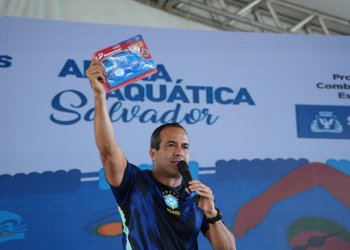 Bruno Reis anuncia ampliação para 3 mil vagas na Arena Aquática Salvador ainda em 2026